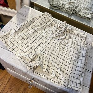 NWT Plaid High Waisted Summer Shorts
